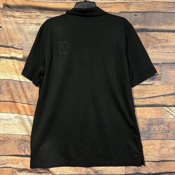 Nike Large Men's Black Polo Shirt Performance Golf Lion Logo Team Collegiate - Picture 4 of 8